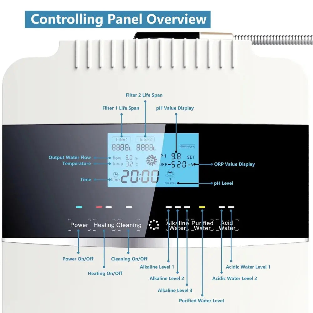 High-Quality 12000L Water Ionizer Purifier Machine Hydrogen Generator ionessence