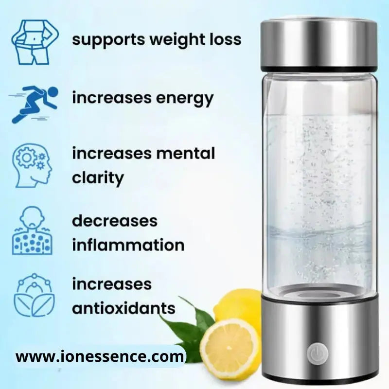 Hydrogen Water Bottle ionessence