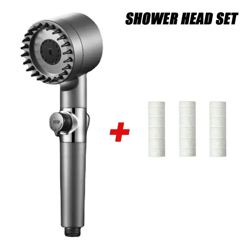 Shower Head High-pressure Filter Massage - ionessence